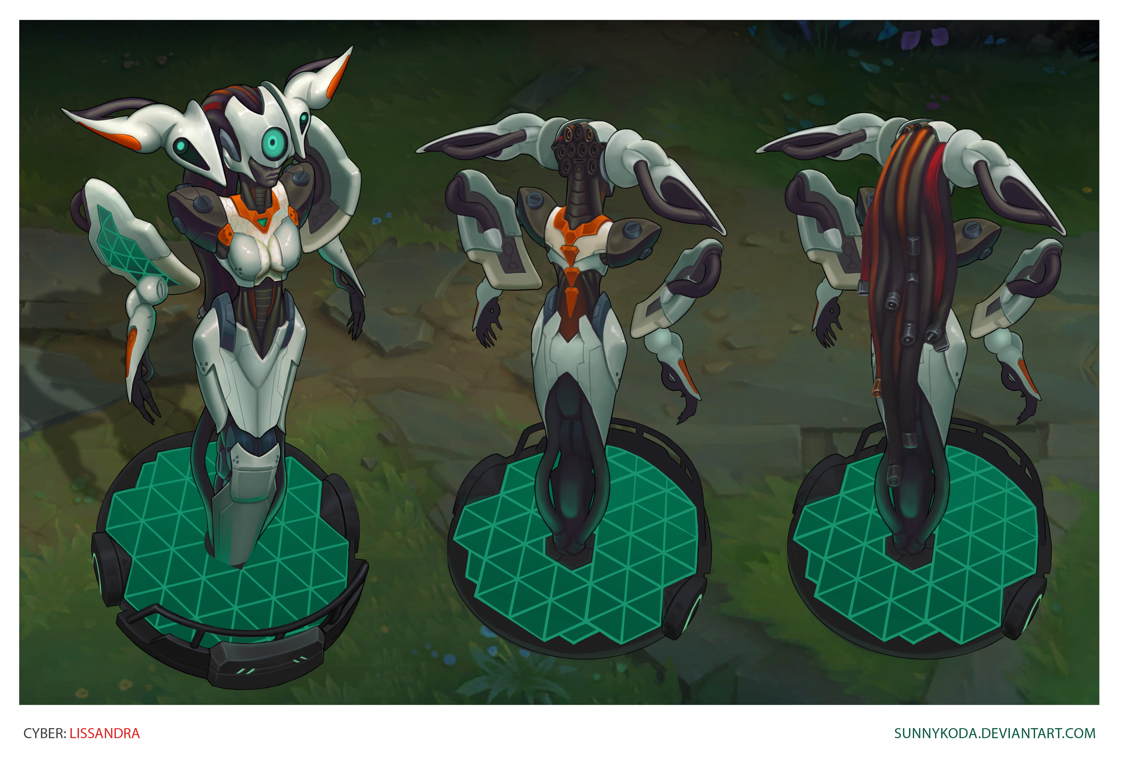 英雄联盟冰霜女巫丽桑卓全皮肤高清无水印原画下载