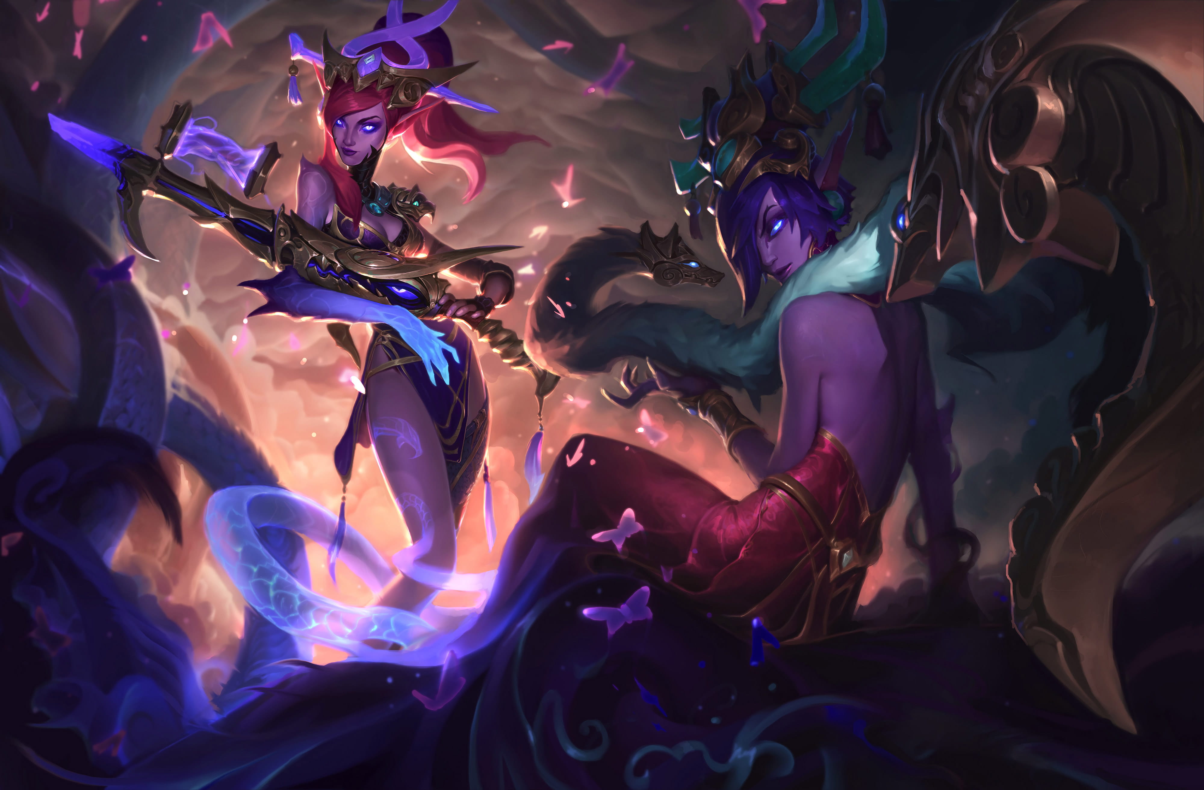 英雄联盟lol皮城女警凯特琳全皮肤高清无水印原画下载(1)