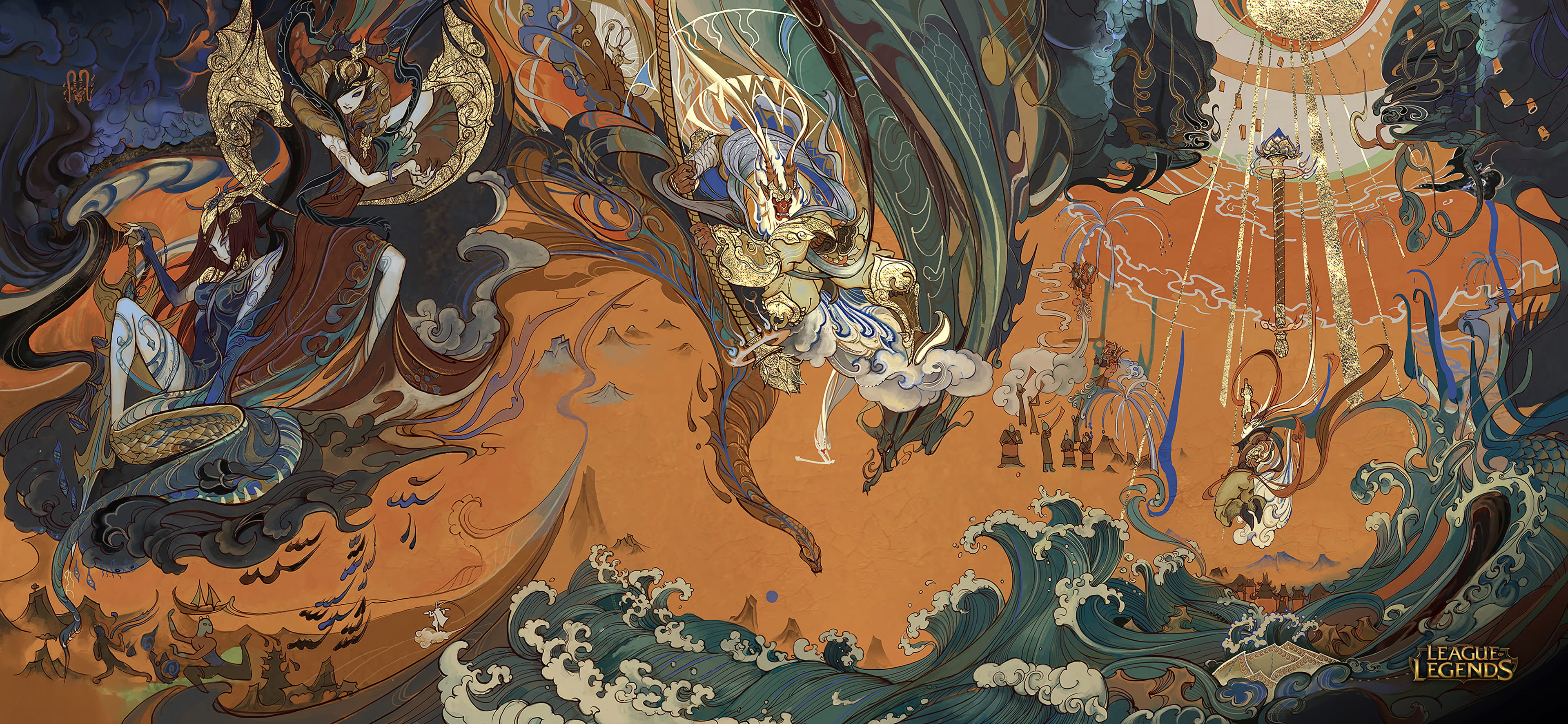 英雄联盟lol皮城女警凯特琳全皮肤高清无水印原画下载(1)