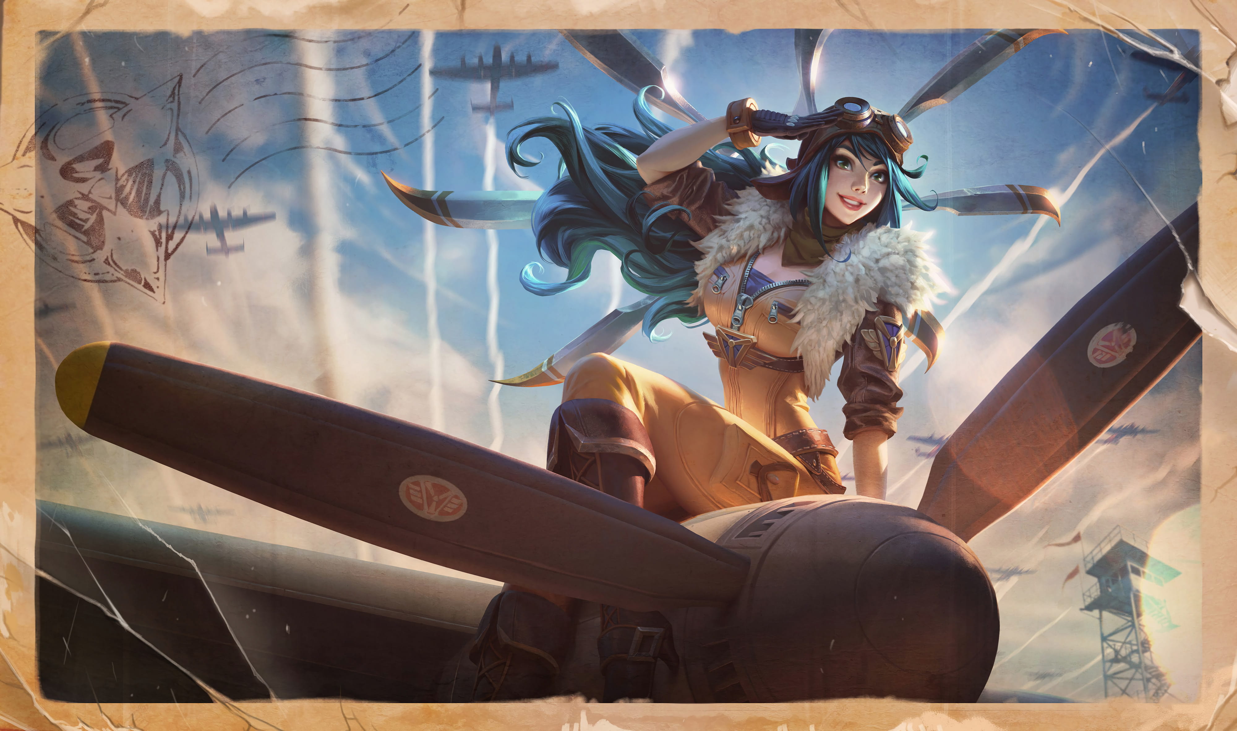 lol英雄联盟刀锋意志艾瑞莉娅刀妹皮肤高清无水印原画下载(1)