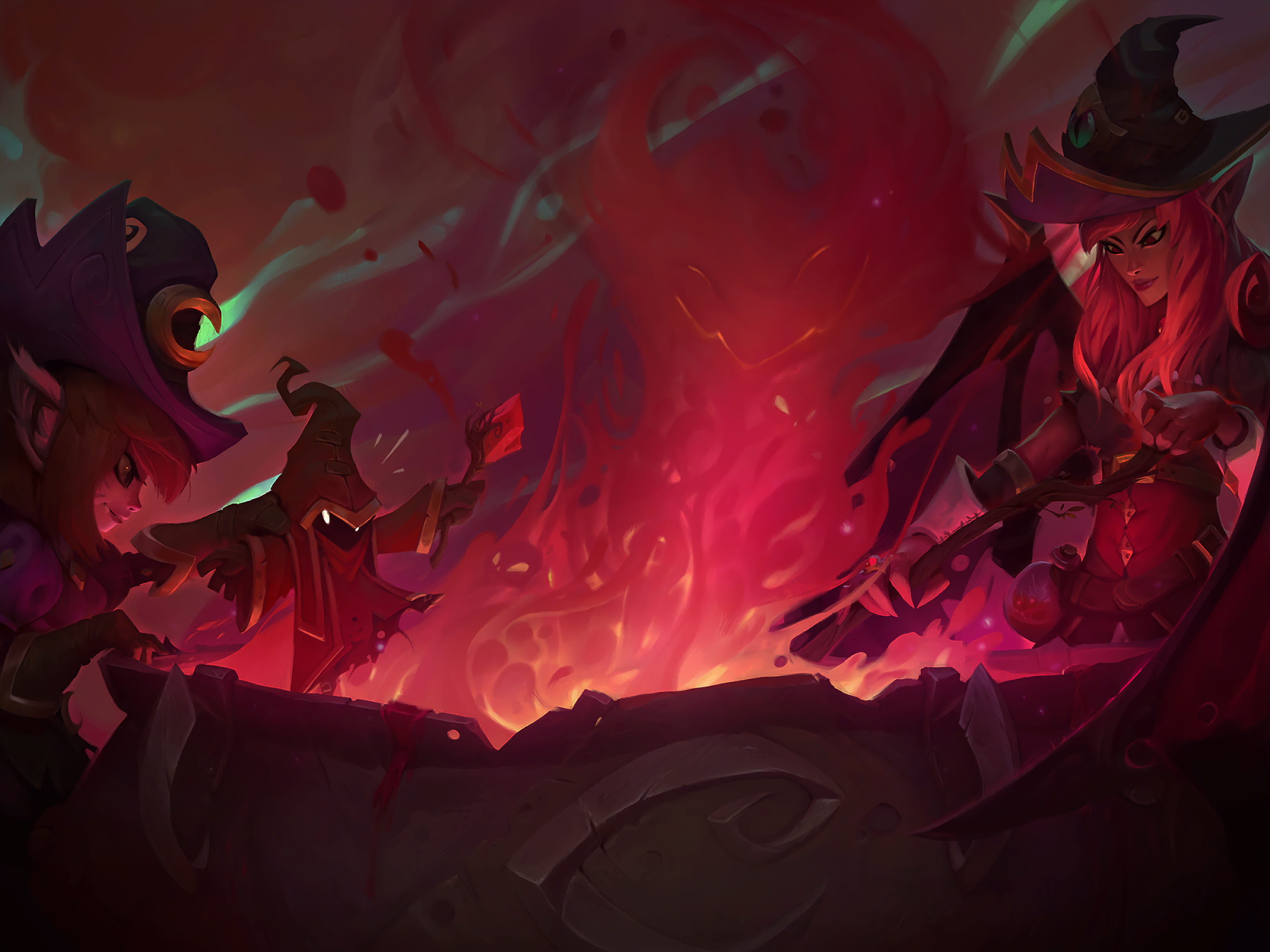 英雄联盟lol仙灵女巫全皮肤高清无水印原画下载(1)