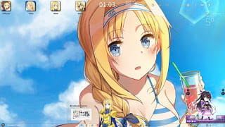win7win8刀剑神域alicization主题 电脑主题