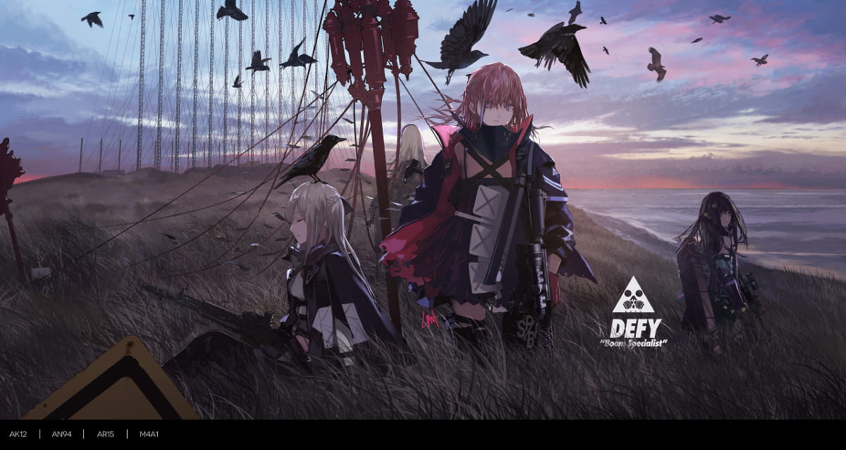 少女前线电脑壁纸 其实我们是策略养成啦(1)