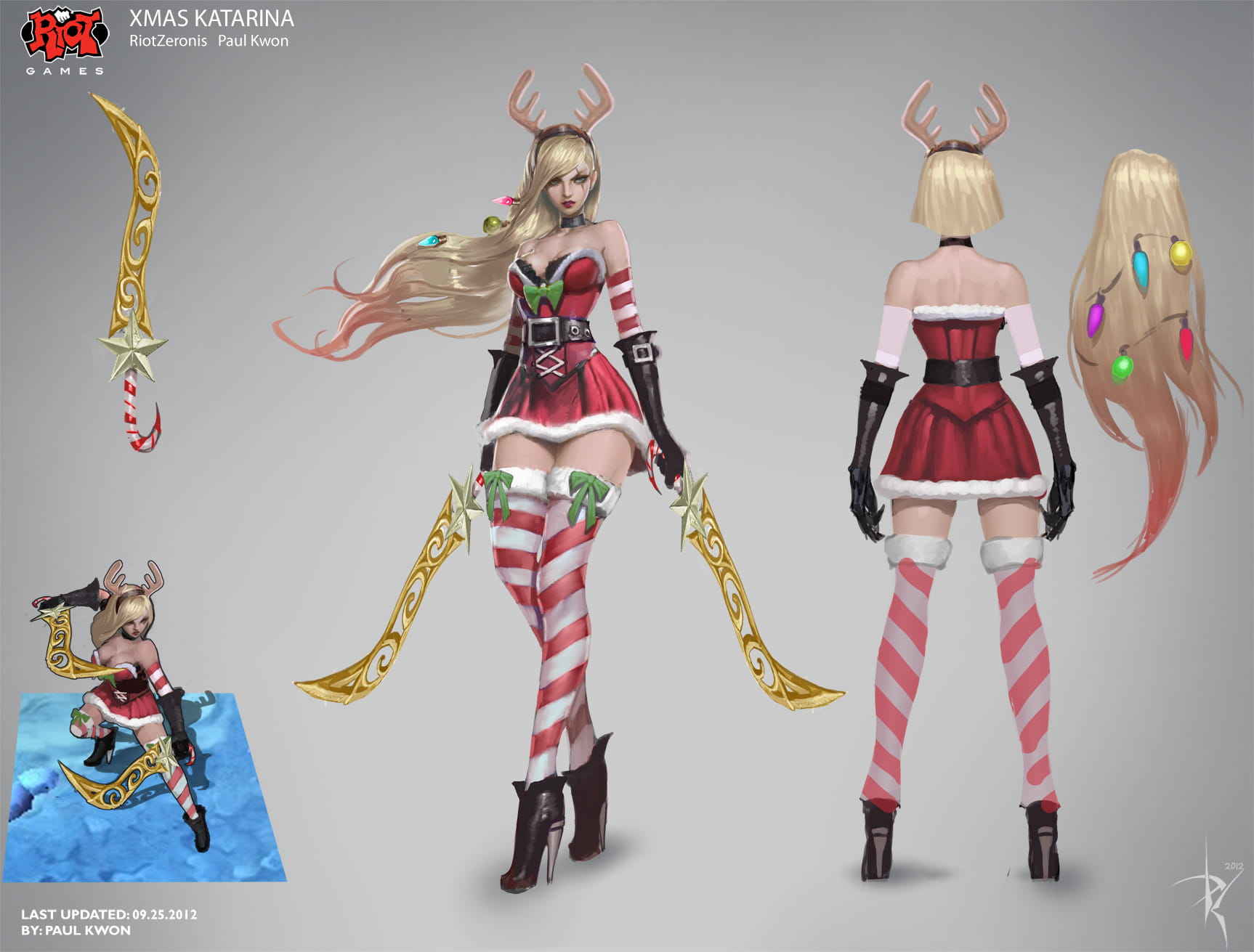 lol英雄联盟不祥之刃卡特琳娜皮肤高清无水印原画下载(1)