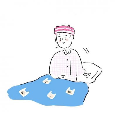 简笔画可爱女 冬天有三好  QQ头像