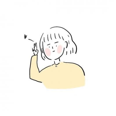 简笔画可爱女 冬天有三好  QQ头像