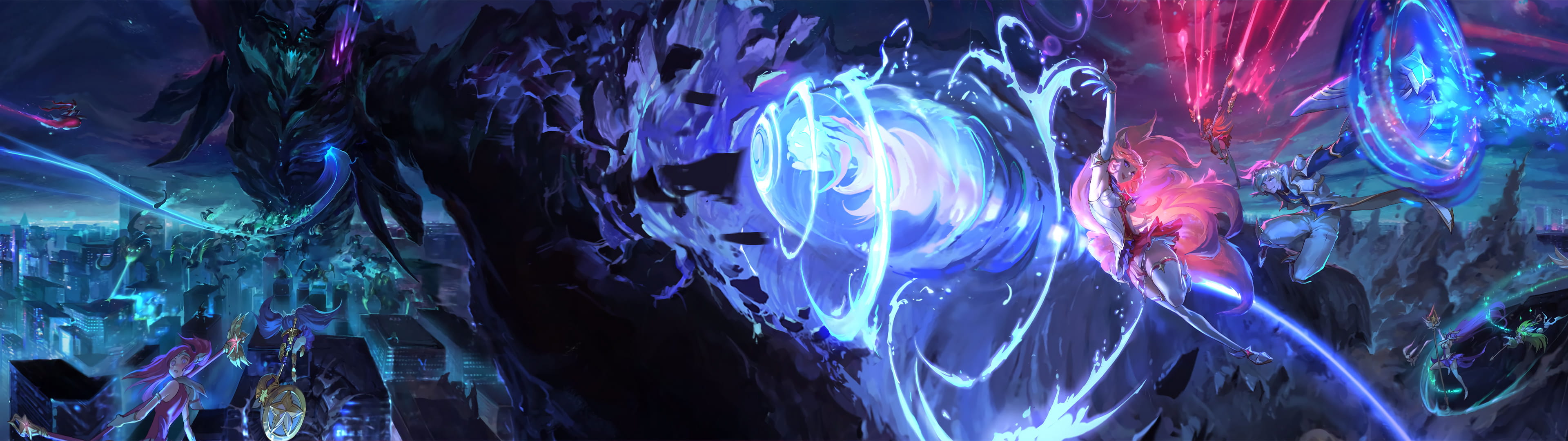 英雄联盟LOL风暴之怒迦娜全皮肤高清无水印原画下载(1)