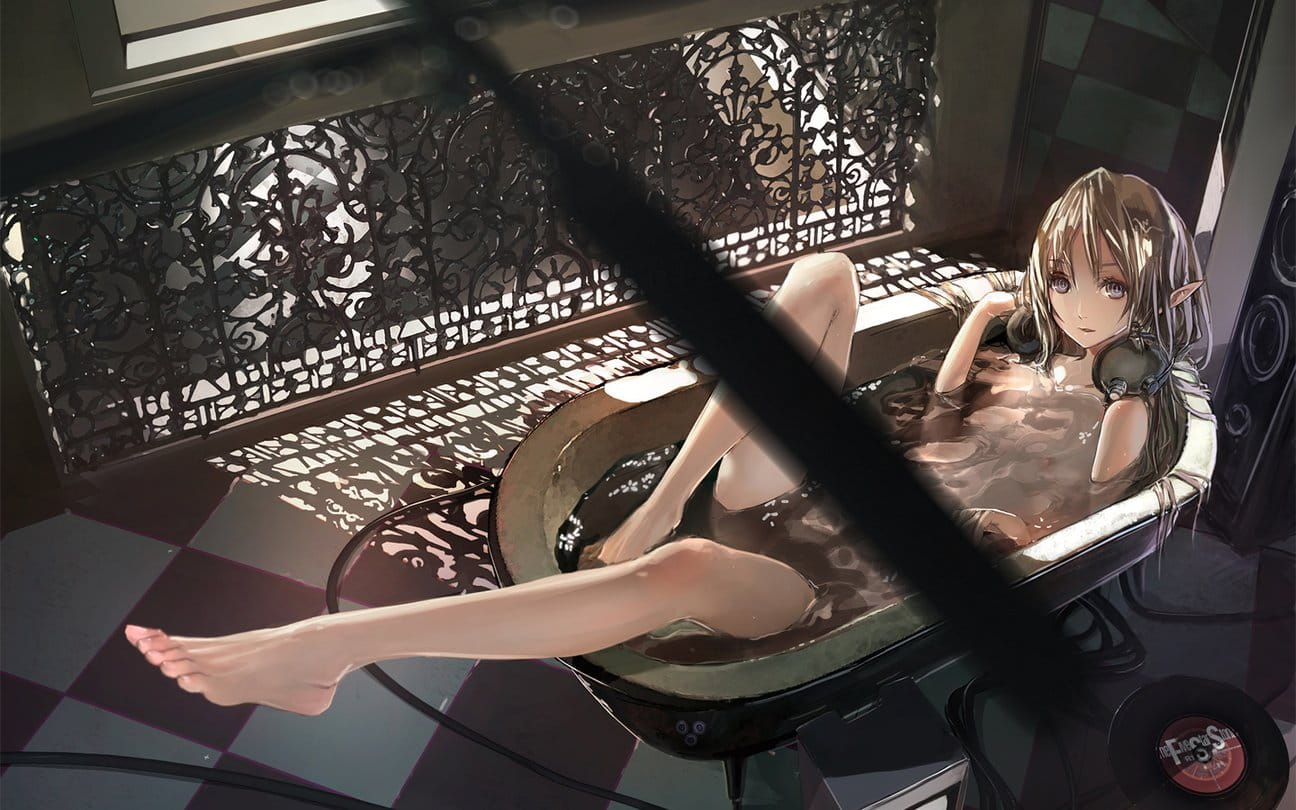 假日的足控福利~ 二次元足控壁纸(1)