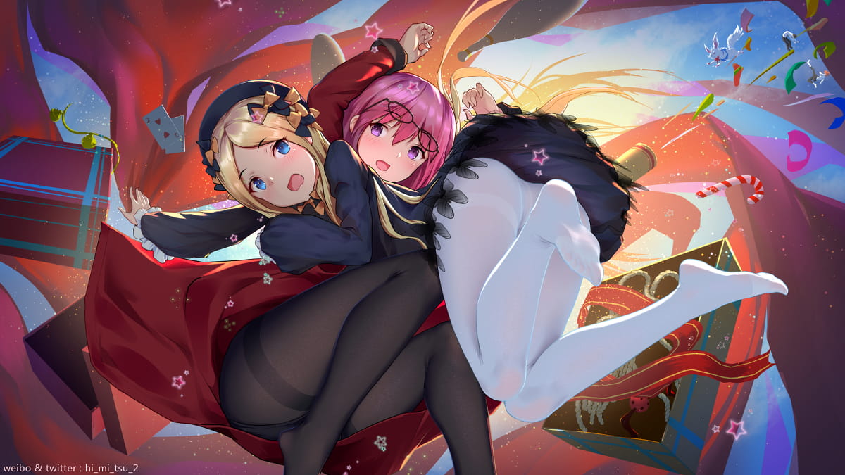 圣诞快乐 圣诞节萌娘电脑壁纸(1)