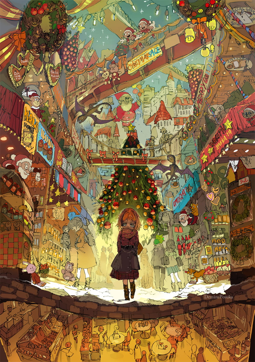 Merry Christmas  圣诞节萌娘手机壁纸特辑(1)