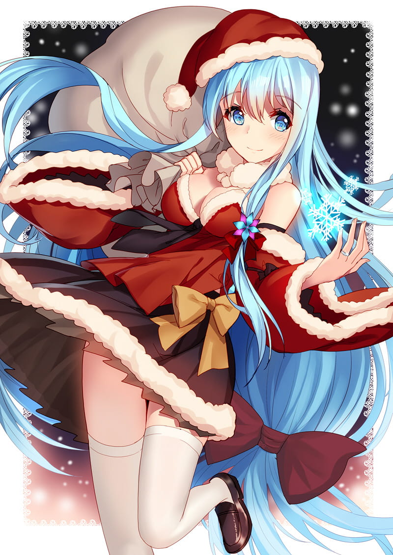 Merry Christmas  圣诞节萌娘手机壁纸特辑(1)