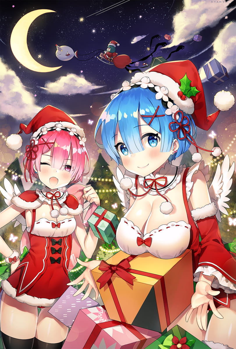 Merry Christmas  圣诞节萌娘手机壁纸特辑(1)