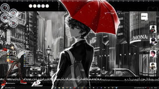 女神异闻录5win7主题