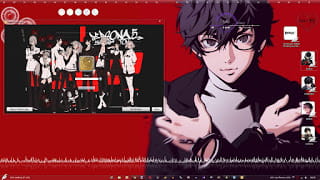 女神异闻录5win7主题