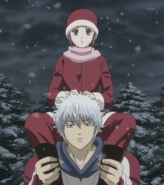 雪橇、驯鹿、红色衣服，是我的三件法宝—银魂圣诞篇手机壁纸(1)