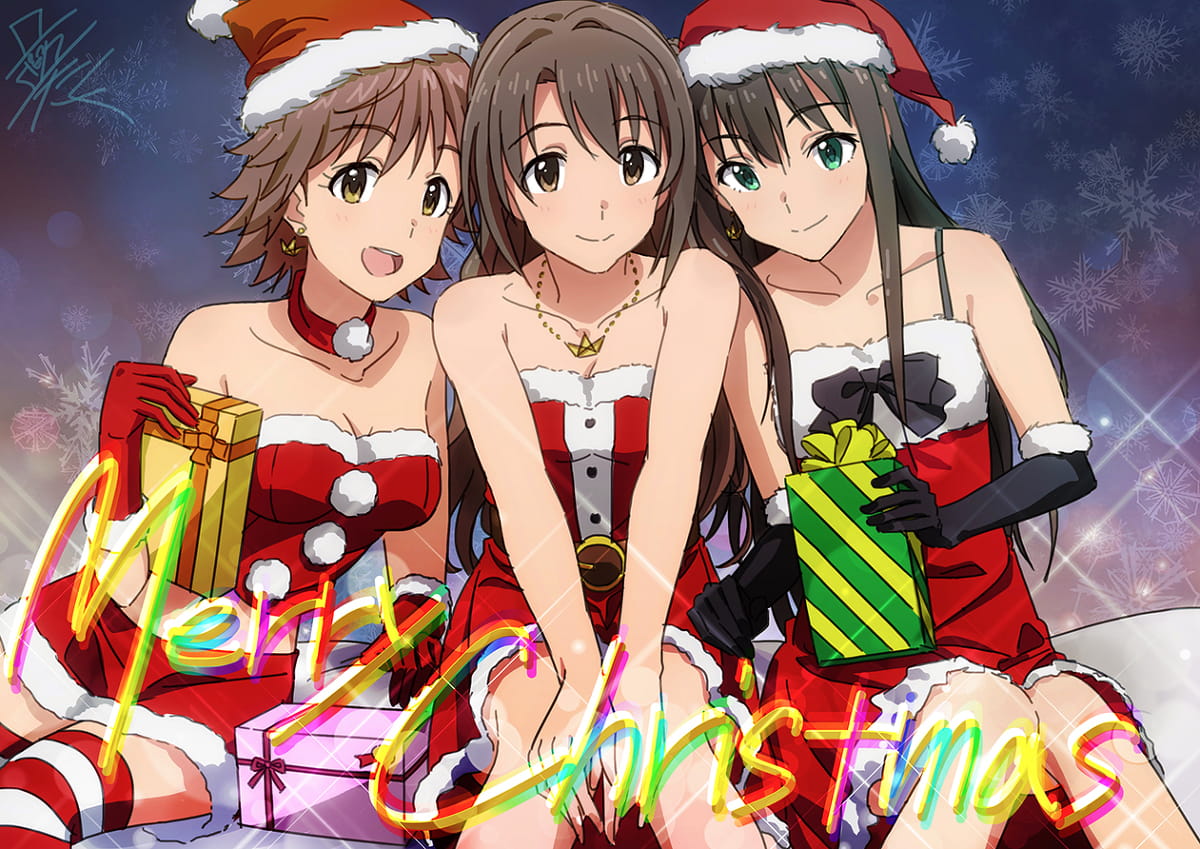 你要和我一起过圣诞吗 圣诞动漫壁纸(1)