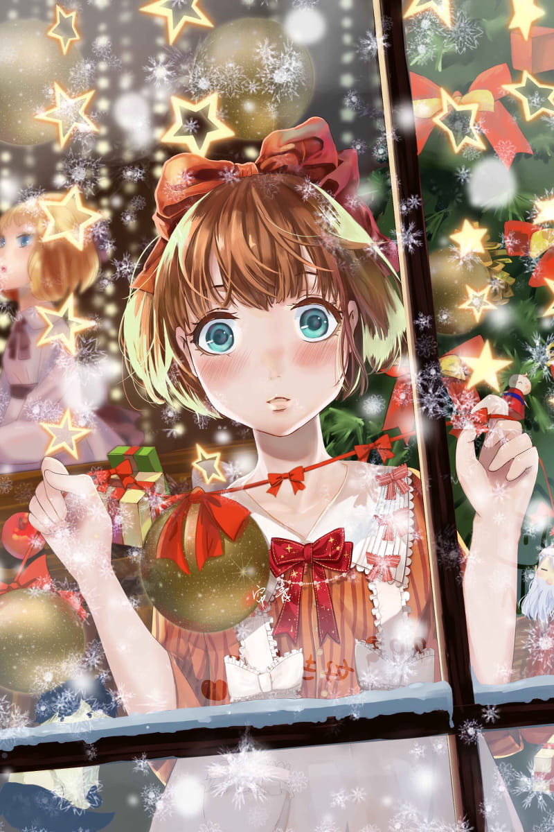 圣诞节萌娘手机壁纸特辑第二弹(1)