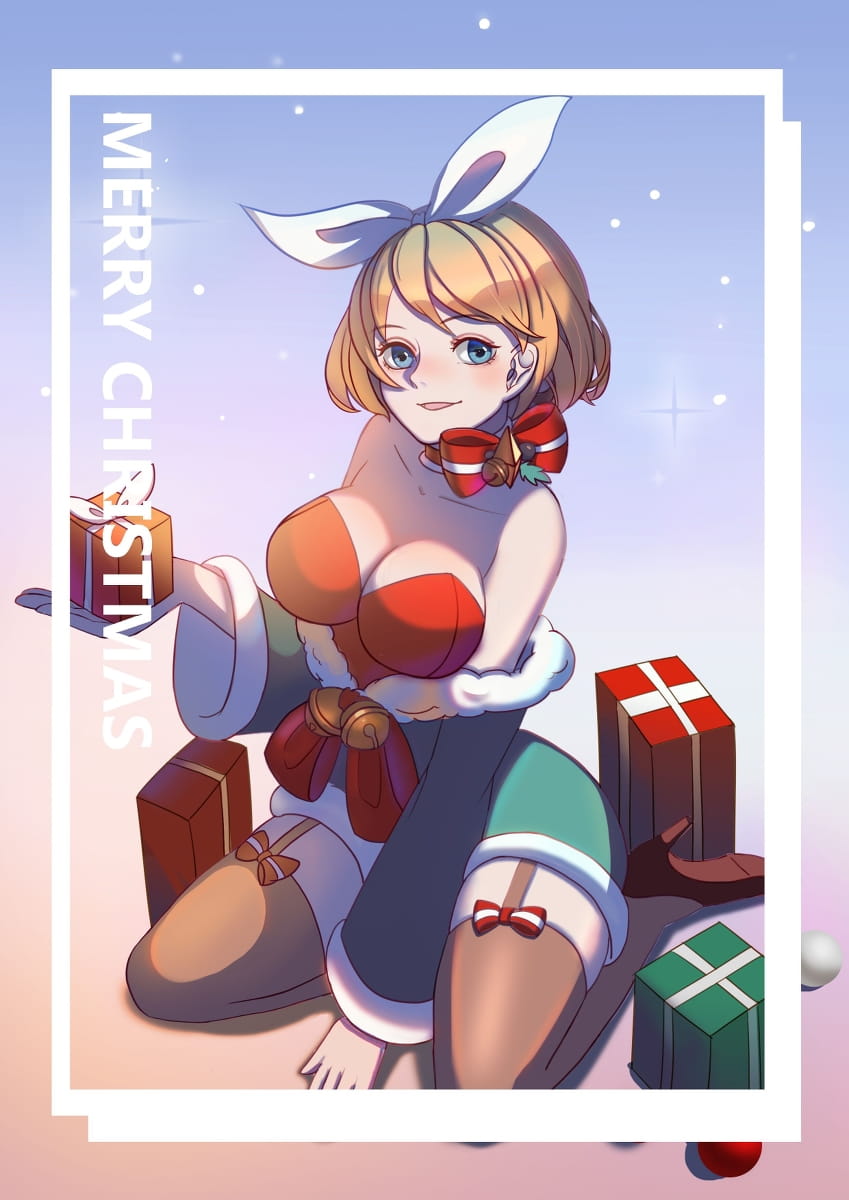 圣诞节萌娘手机壁纸特辑第二弹(1)