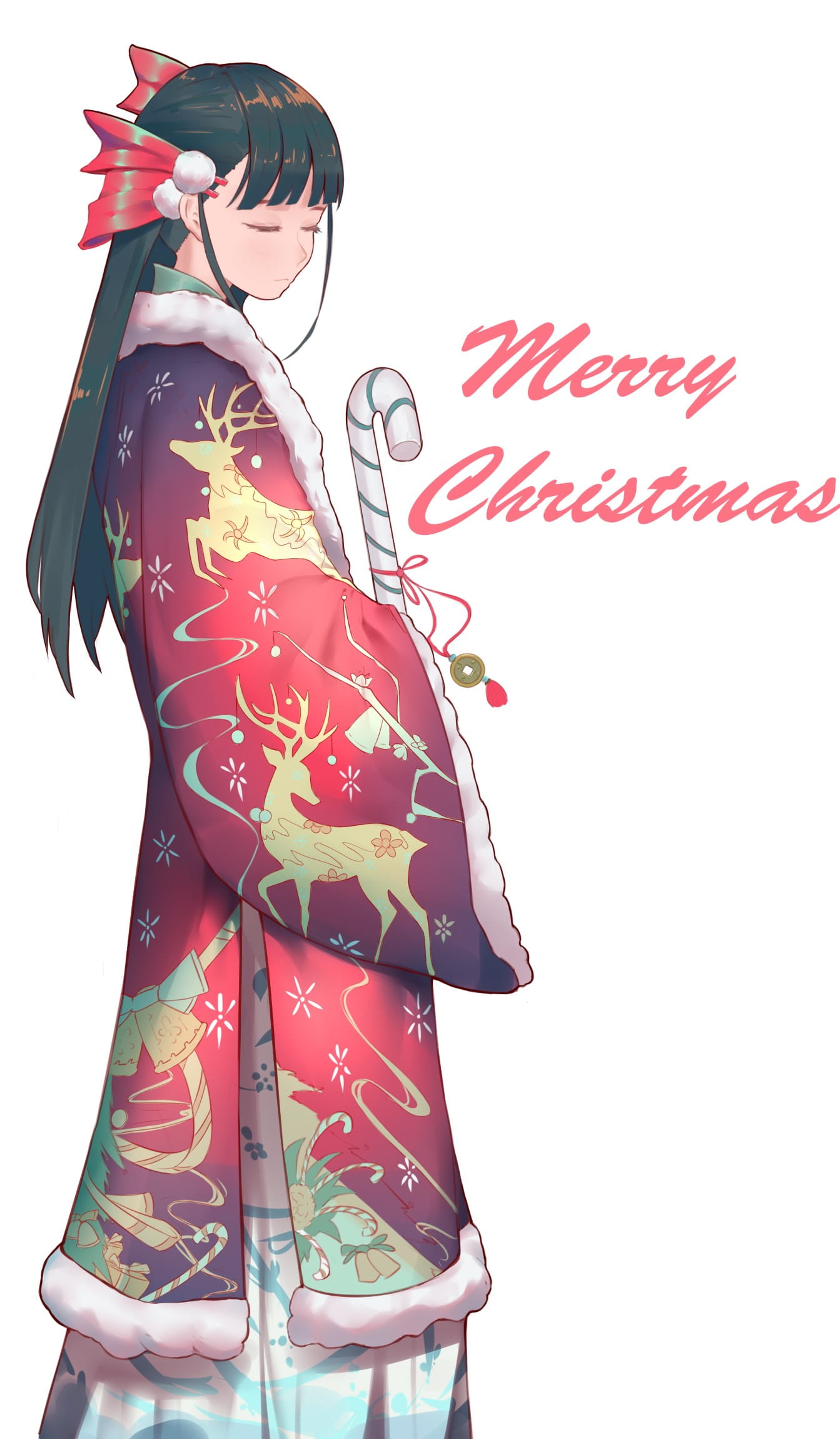 圣诞节萌娘手机壁纸特辑第二弹(1)