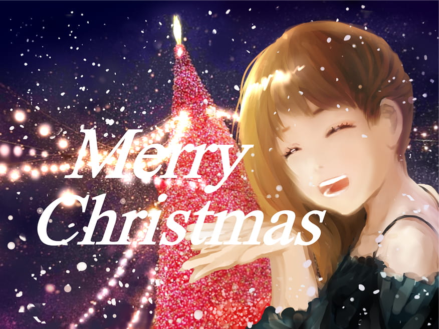 我还是喜欢你，像小狗摇尾巴情不自禁(´▽`)ﾉMerry  Christmas~电脑壁纸(1)