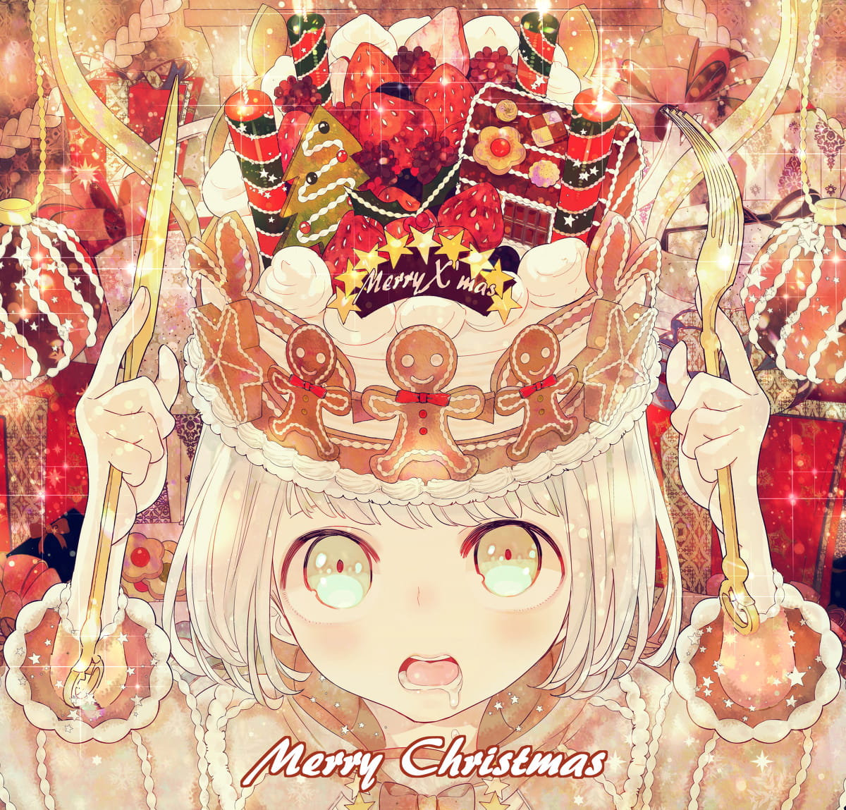 我还是喜欢你，像小狗摇尾巴情不自禁(´▽`)ﾉMerry  Christmas~电脑壁纸(1)