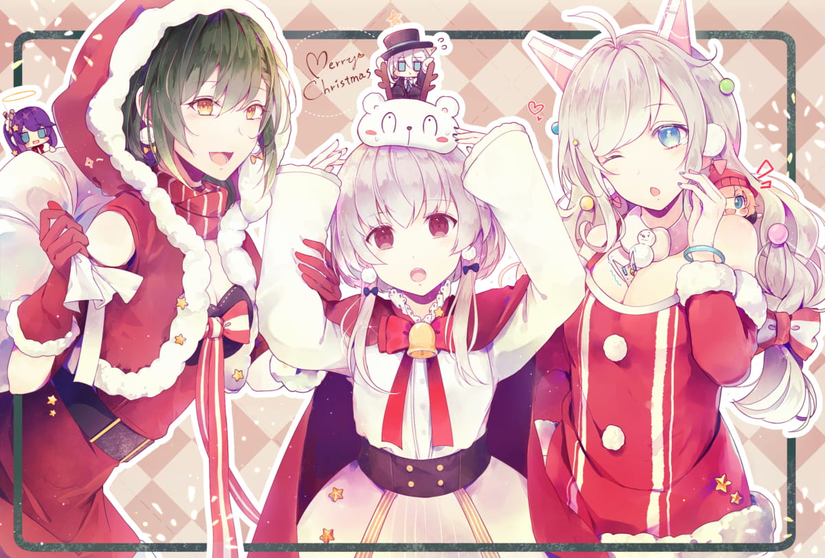 我还是喜欢你，像小狗摇尾巴情不自禁(´▽`)ﾉMerry  Christmas~电脑壁纸(1)