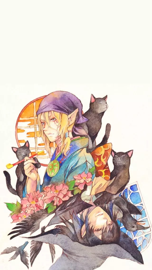 这里、跟那里，都是一样 怪化猫手机壁纸(1)