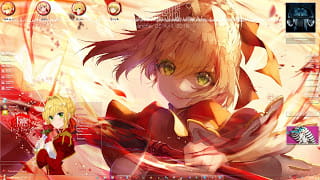 Windows7电脑萌化主题 Fate/EXTRA 尼禄