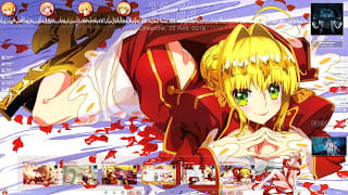 Windows7电脑萌化主题 Fate/EXTRA 尼禄