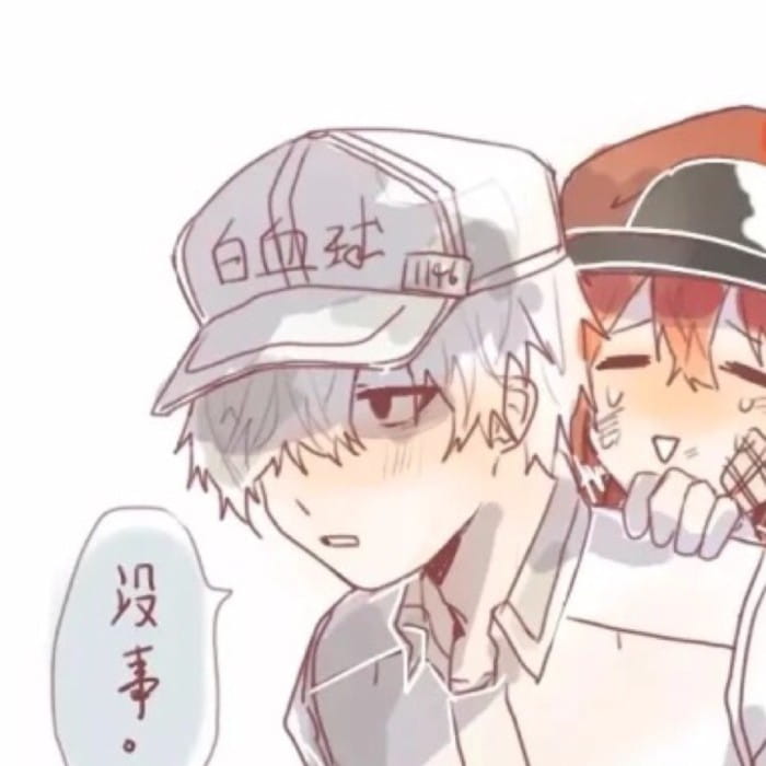 不是悠闲...她应该是不知情吧 工作细胞情侣头像