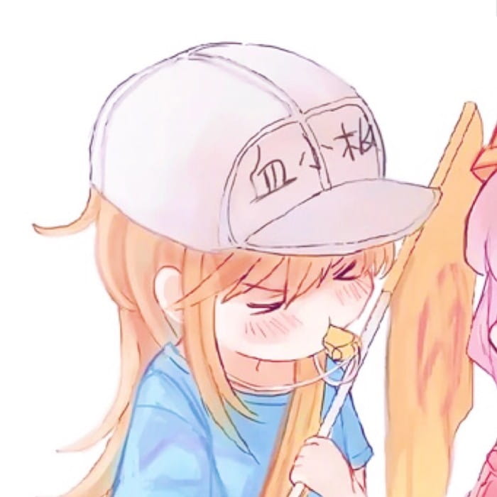 不是悠闲...她应该是不知情吧 工作细胞情侣头像