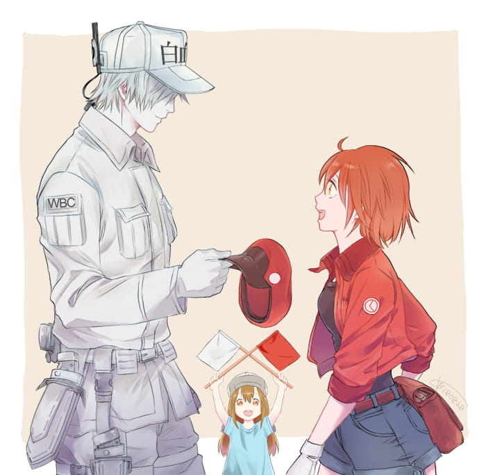 这是今日份的氧气~ 工作细胞手机壁纸(1)