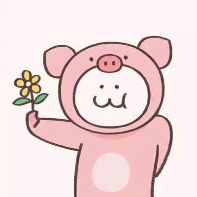 情侣头像 我们一人一半