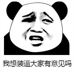 你有意见吗 熊猫表情包
