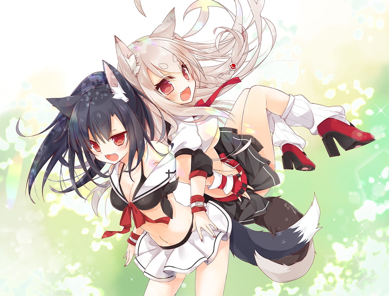 兽耳小姑娘什么的最可爱了！兽耳娘电脑壁纸(1)