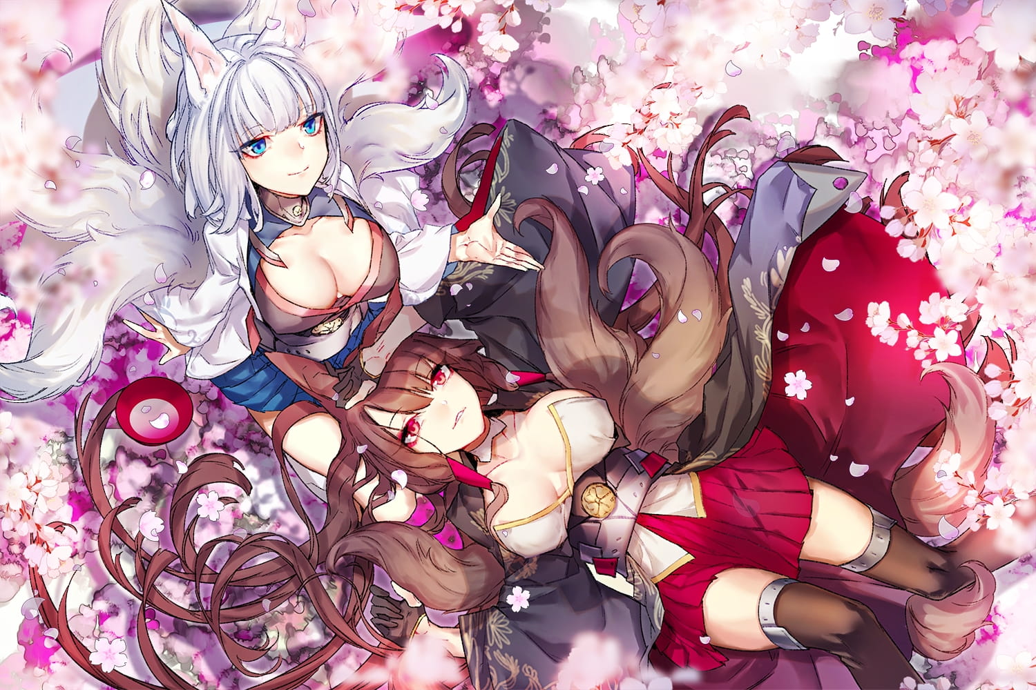 兽耳小姑娘什么的最可爱了！兽耳娘电脑壁纸(1)