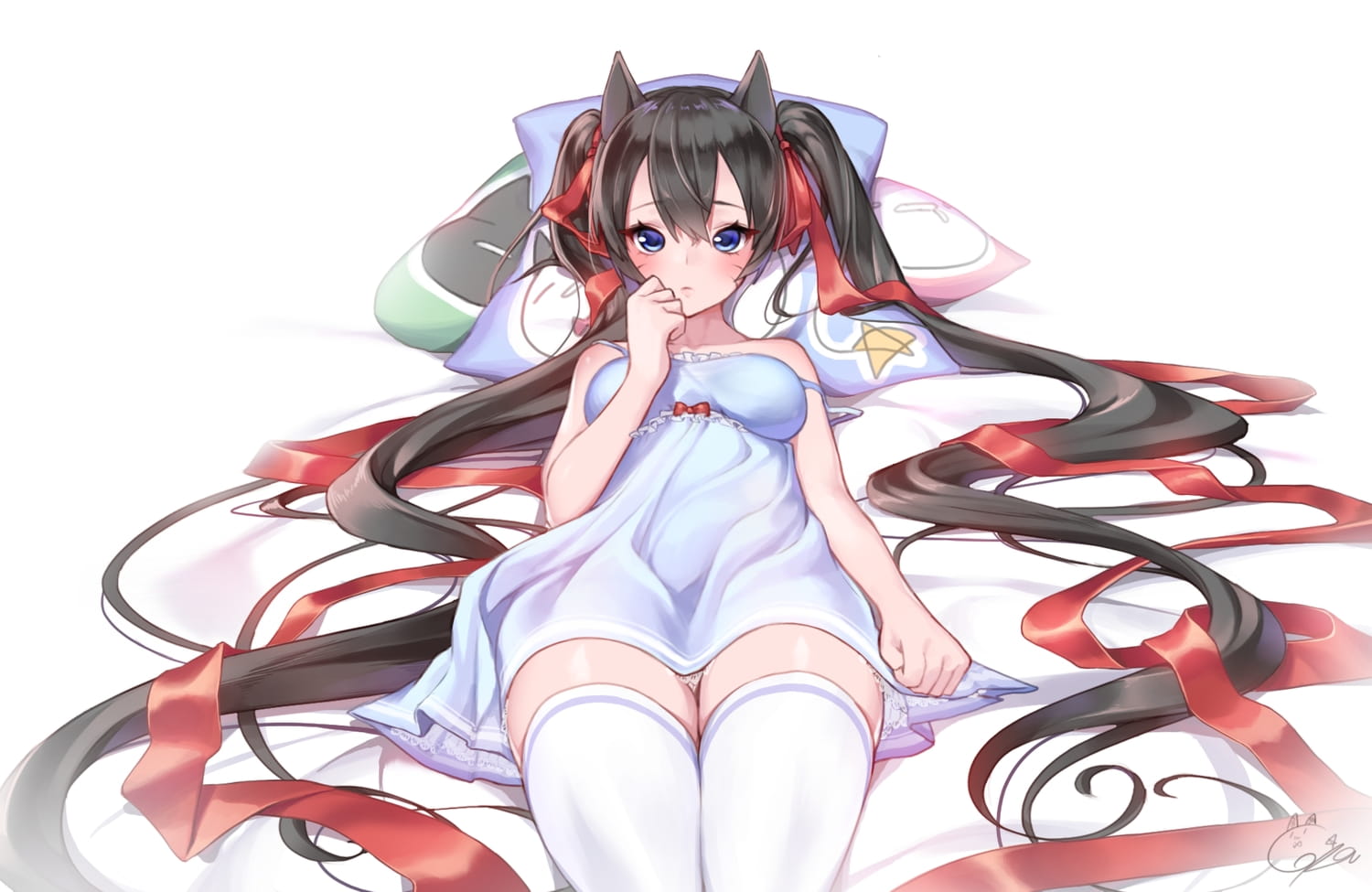 兽耳小姑娘什么的最可爱了！兽耳娘电脑壁纸(1)