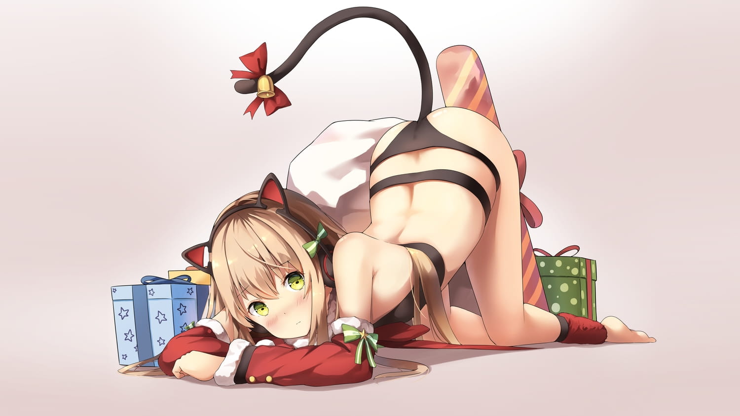 兽耳小姑娘什么的最可爱了！兽耳娘电脑壁纸(1)