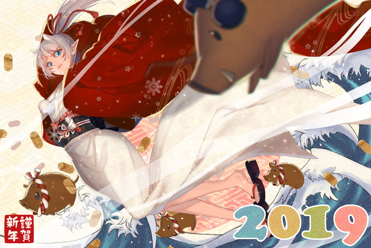 Welcome2019  2019年新年贺图(1)