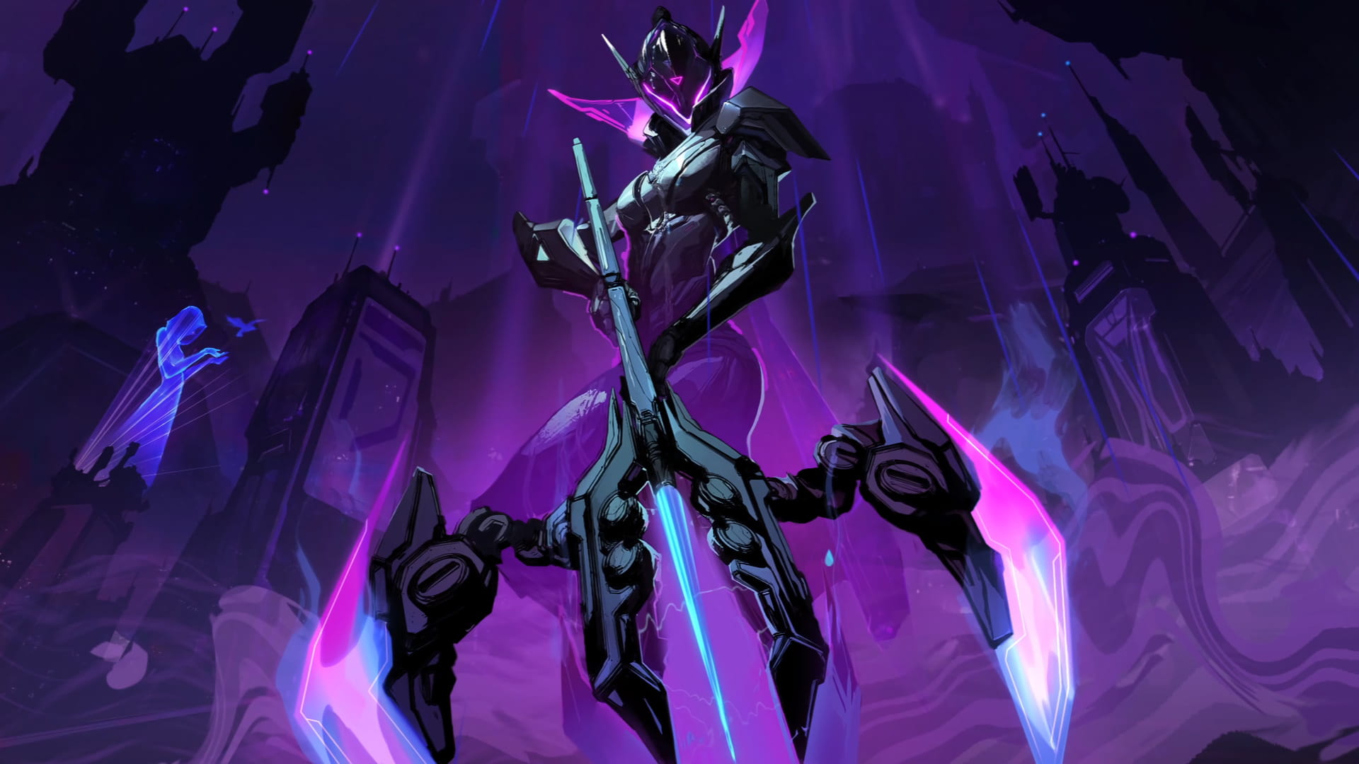 英雄联盟LOL暗夜猎手薇恩全皮肤高清无水印原画下载(1)