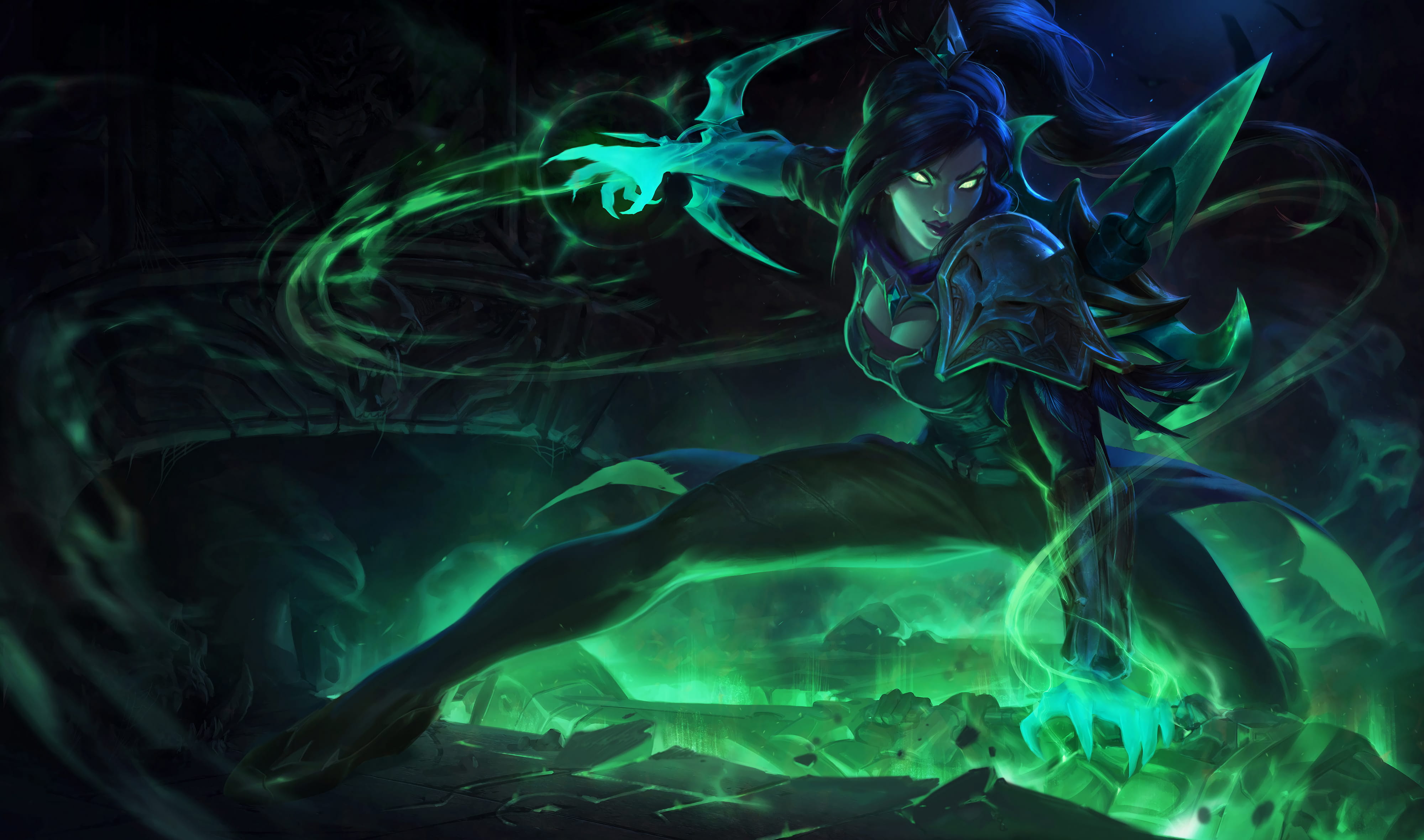 英雄联盟LOL暗夜猎手薇恩全皮肤高清无水印原画下载(1)