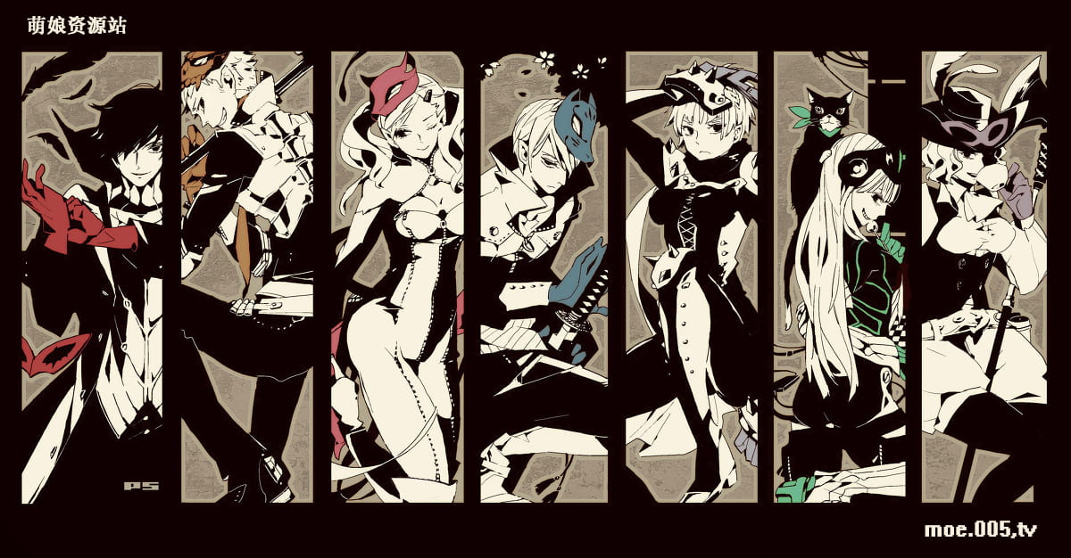 女神异闻录5 动漫游戏手机壁纸(1)