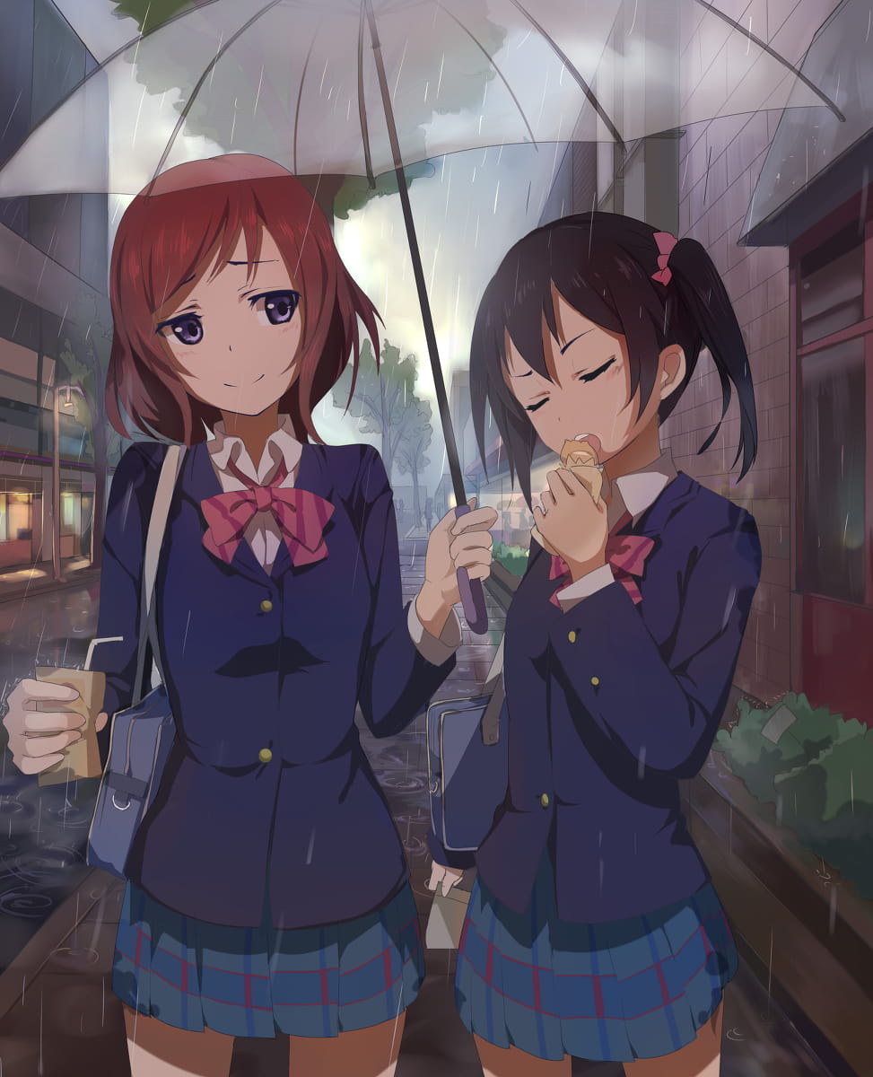 雨后小故事福利本子图 二次元萌图(1)