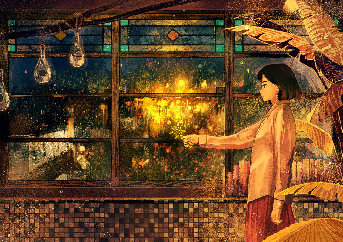 雨后小故事福利本子图 二次元萌图(1)