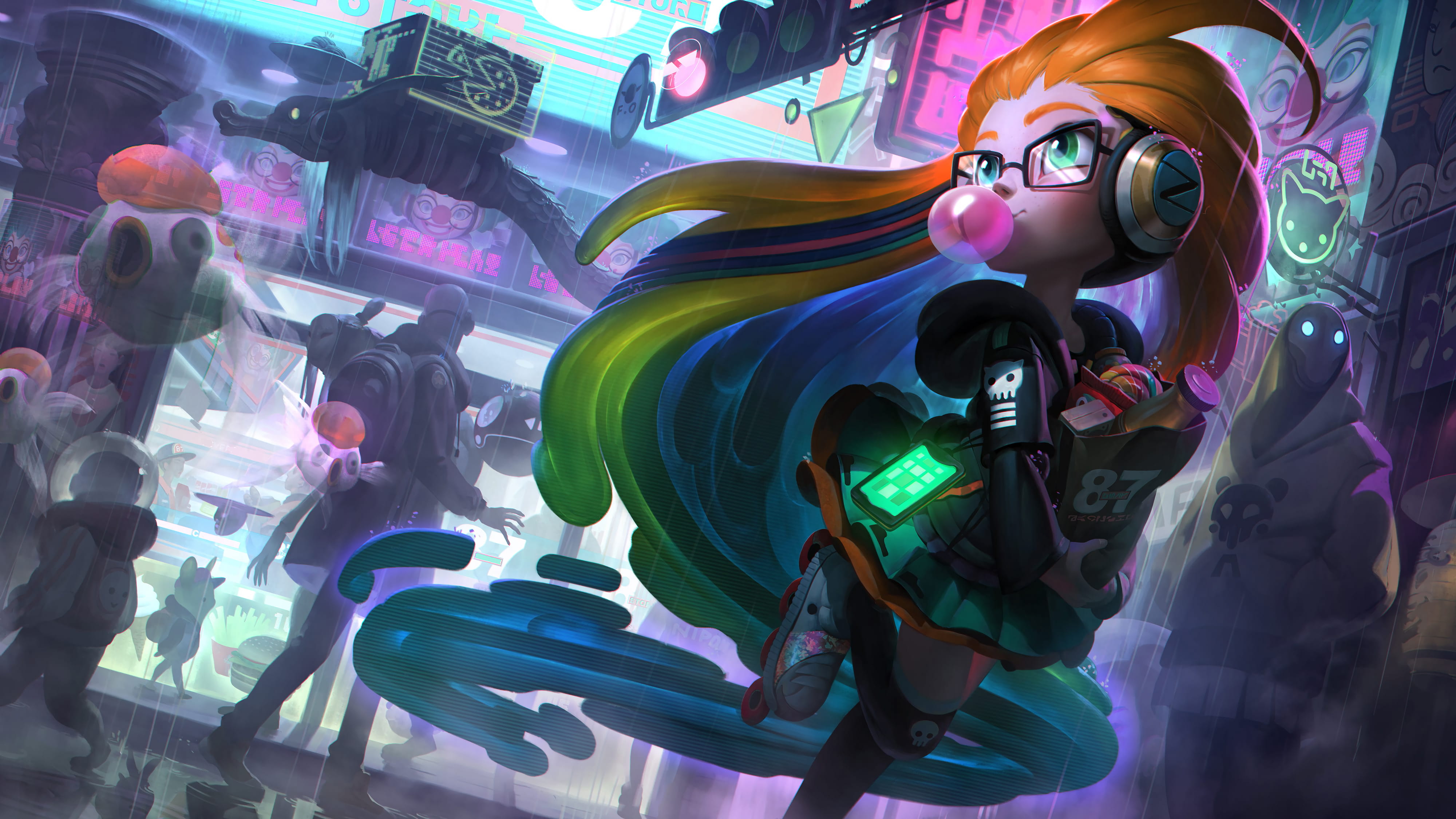 英雄联盟LOL暮光星灵佐伊全皮肤高清无水印原画下载