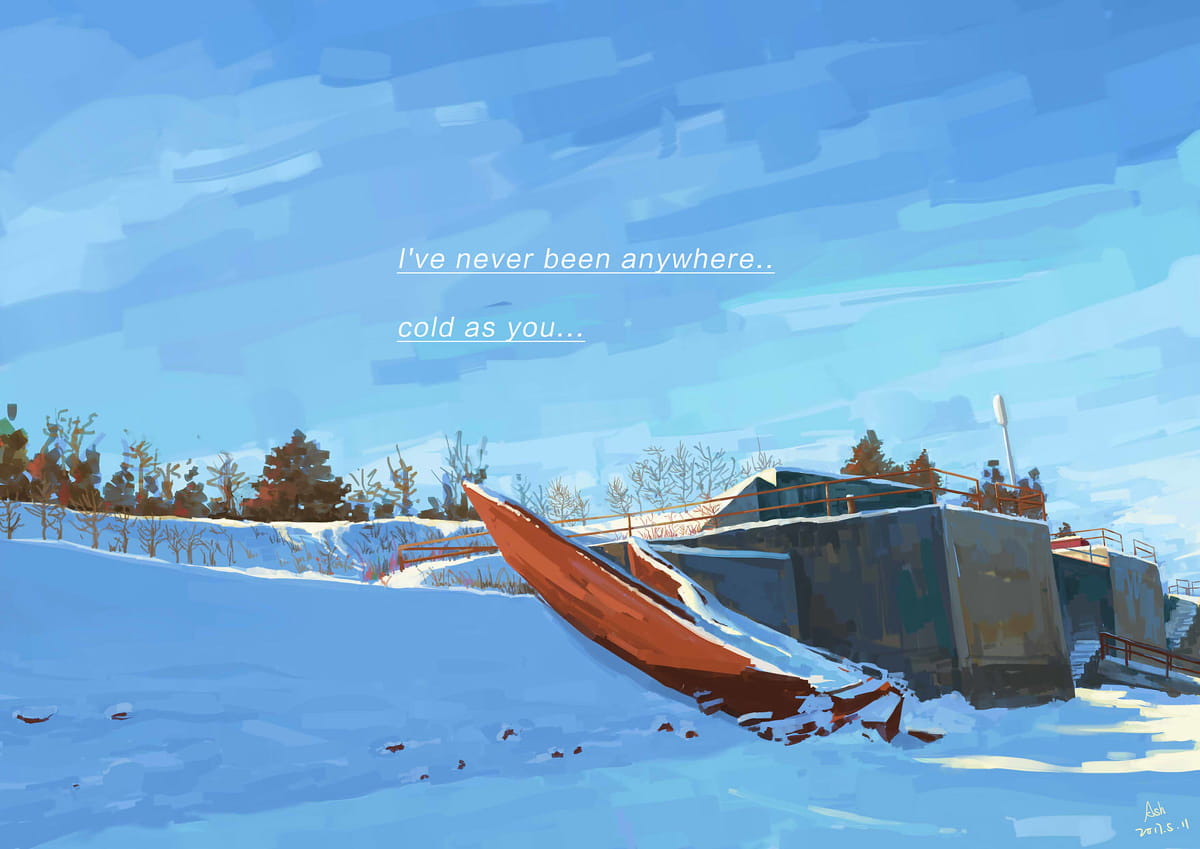 桂密岩花白，梨疏树叶红 冬季电脑壁纸(1)