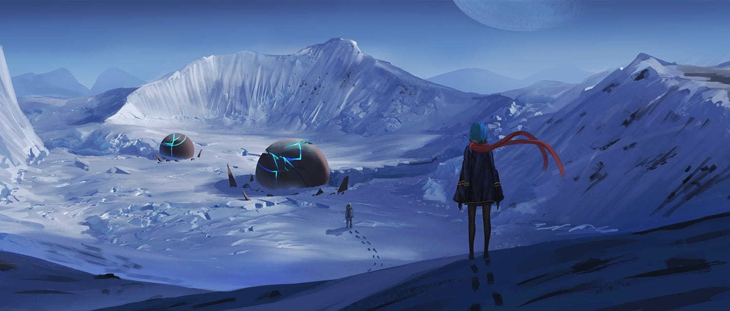 桂密岩花白，梨疏树叶红 冬季电脑壁纸(1)