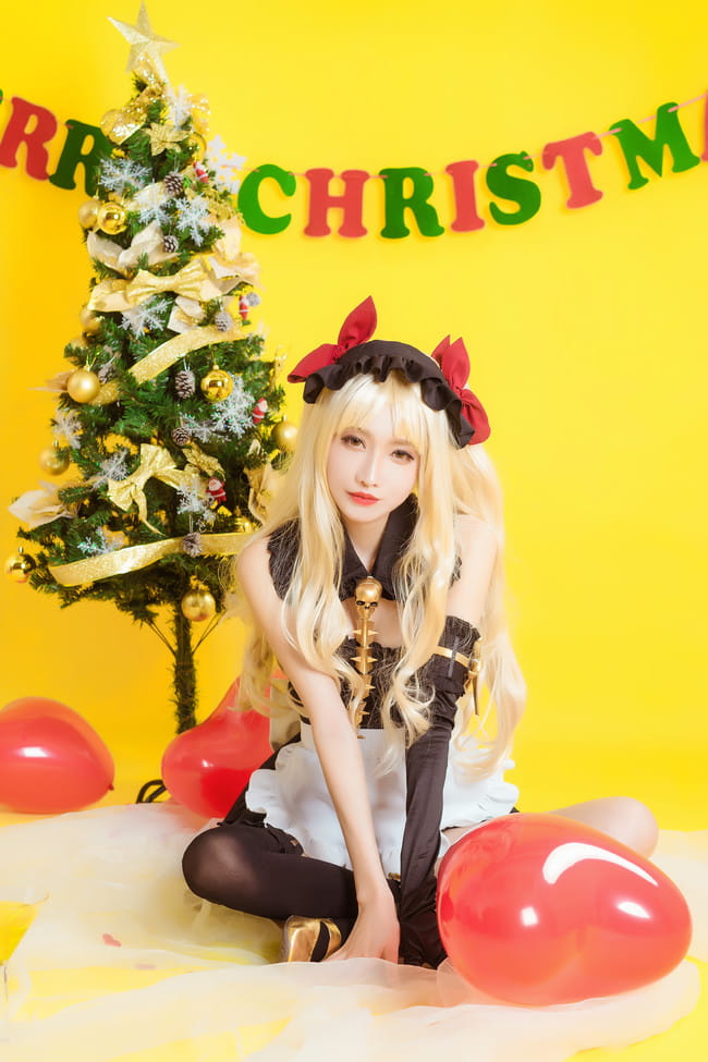 【cos正片】fate,弓凛,枪凛女仆cos