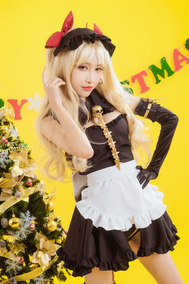 【cos正片】fate,弓凛,枪凛女仆cos