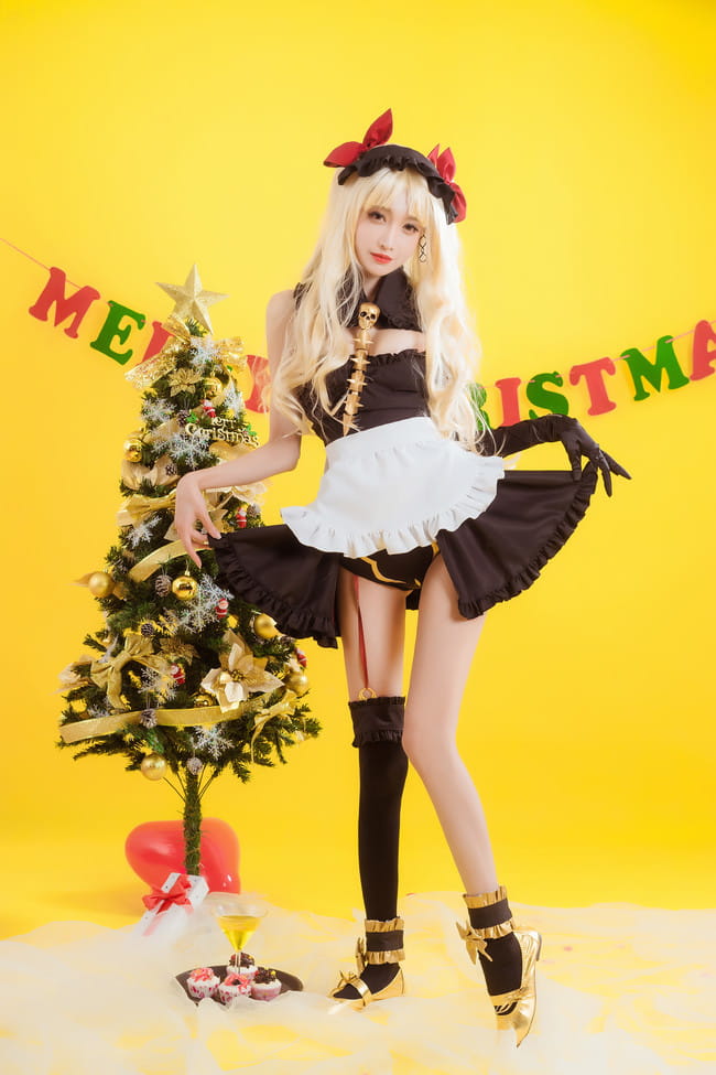 【cos正片】fate,弓凛,枪凛女仆cos